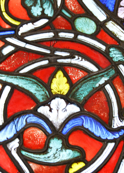 medieval stained glass small