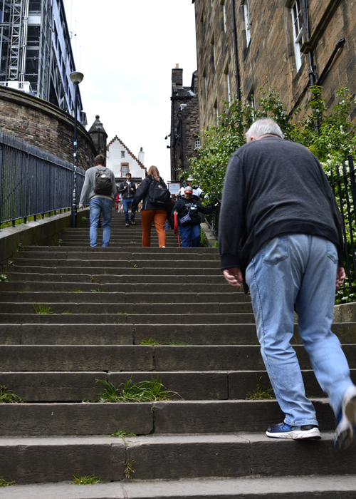 Edinburgh Castle stairs small